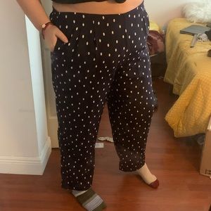 Vintage polka dot pants